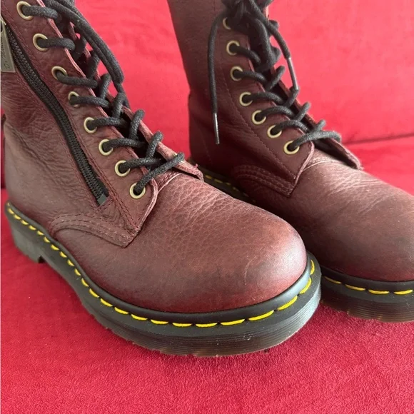 Dr. Martens Women Red Boots - Picture 6 of 12
